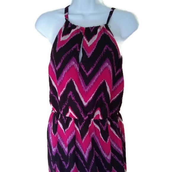 NWT She's Cool  Maxi Sundress Purple with Slits - Picture 2 of 6